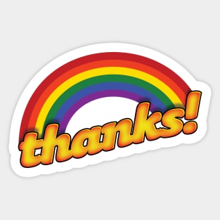 A Gift to Say Thanks Sticker